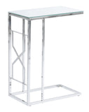 L&S Basics 10579 Accent Table - Mirror Top / Chrome Metal