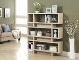 L&S Basics 10586 Bookcase - 55"H / Natural Modern Style