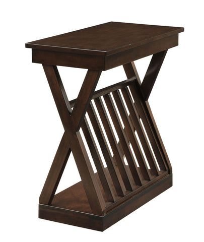 L&S Basics 10673 Accent Table - Cappuccino Veneer