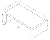 L&S Basics 10704 Coffee Table - 48"X 24" / Mirror