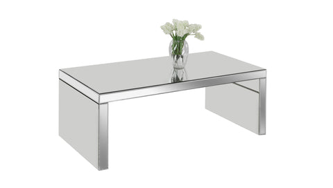 L&S Basics 10704 Coffee Table - 48"X 24" / Mirror