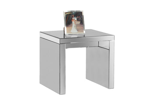 L&S Basics 10705 End Table - 24"X 24" / Mirror