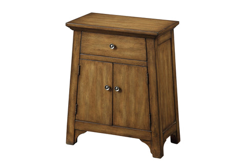 L&S Basics 10722 Accent Chest - Brown Distressed Veneer Transitional Style