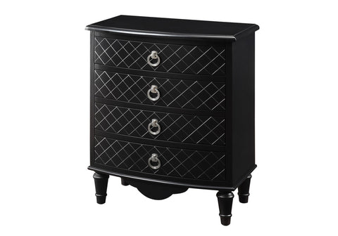L&S Basics 10727 Accent Chest - Black Diamond Veneer Contemporary Style