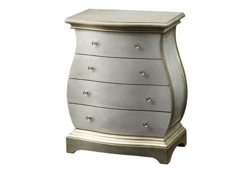 L&S Basics 10729 Accent Chest - Brushed Gold Veneer Contemporary Style