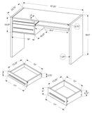 L&S Basics 10764 Computer Desk - 48"L / Cappuccino