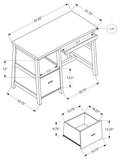 L&S Basics 10783 Computer Desk - 48"L / Cappuccino With A Storage Drawer