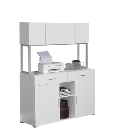 L&S Basics 10801 Office Cabinet - 48"L / White Storage Credenza