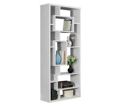 L&S Basics 10804 Bookcase - 72"H / White