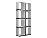 L&S Basics 10808 Bookcase - 71"H / White / Grey