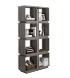 L&S Basics 10810 Bookcase - 71"H / Dark Taupe