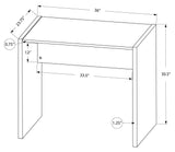 L&S Basics 10819 Computer Desk - 36"L / Dark Taupe