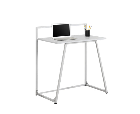 L&S Basics 10828 Computer Desk - 30"L / Juvenile White / White Metal