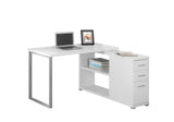 L&S Basics 10840 Computer Desk - White Left Or Right Facing Corner
