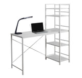L&S Basics 10862 Computer Desk - 48"L / White Top / White Metal