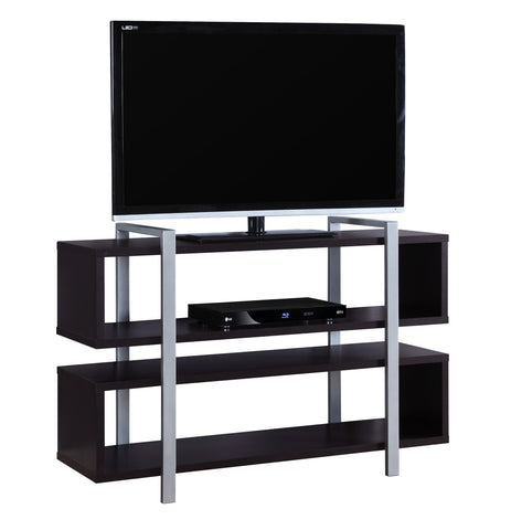 L&S Basics 10871 Bookcase / Tv Stand - 48"L X 32"H / Cappuccino