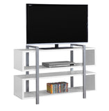 L&S Basics 10872 Bookcase / Tv Stand - 48"L X 32"H / White