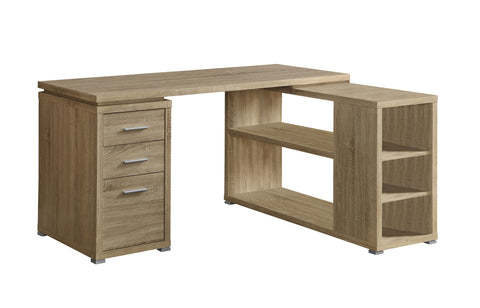 L&S Basics 10883 Computer Desk - Natural Left Or Right Facing Corner
