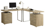 L&S Basics 10884 Computer Desk - 48"L / Natural Left Or Right Facing