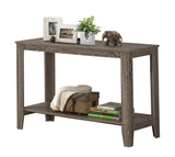 L&S Basics 10922 Console Table - 44"L / Dark Taupe