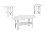 L&S Basics 10926 Table Set - 3Pcs Set / White