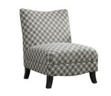 L&S Basics 11013 Accent Chair - Grey " Circular " Fabric