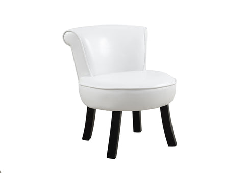 L&S Basics 11033 Juvenile Chair - White Leather-Look