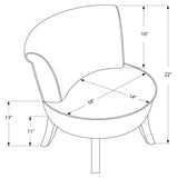 L&S Basics 11034 Juvenile Chair - Vintage French Fabric