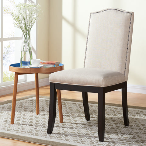 Leif & Starr 202-796BEG Jazz Side Chair Beige, 2 Pack