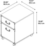 Bush KI50102-03 2-Drawer Mobile Pedestal