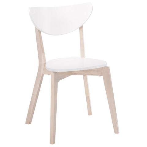 Leif & Starr 202-158WT Kokia Side Chair White, 2 Pack