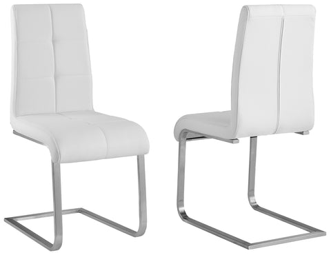 Leif & Starr 202-791WT Kolt Side Chair White, 2 Pack