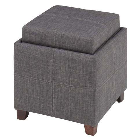 Leif & Starr 402-975GY Kovo Ottoman Grey
