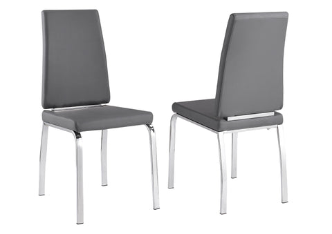 Leif & Starr 202-792GY Lex Side Chair Grey, 2 Pack
