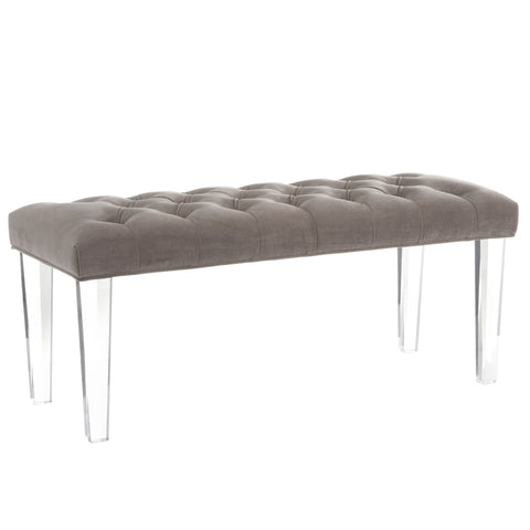 Leif & Starr 401-986GY Lucida Double Bench Grey