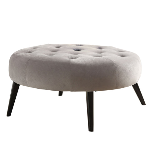 Leif & Starr 402-426GY Lydia Cocktail Ottoman Grey