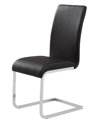Leif & Starr 202-489BK Maxim Side Chair Black, 2 Pack