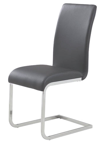 Leif & Starr 202-489GY Maxim Side Chair Grey, 2 Pack