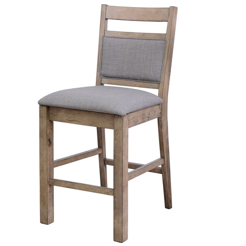 Leif & Starr 203-178 Melville 26" Counter Stool Grey, 2 Pack
