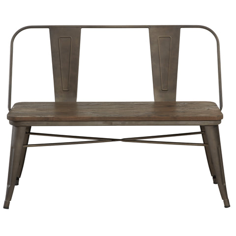 Leif & Starr 401-939GM Modus Double Bench Gunmetal
