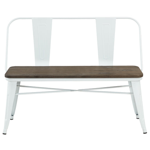 Leif & Starr 401-939WT Modus Double Bench White