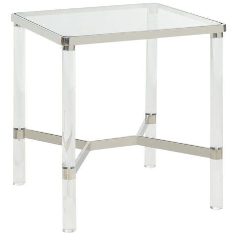 Leif & Starr 501-162CH Morelia Accent Table Chrome
