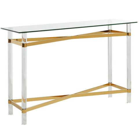 Leif & Starr 502-162GL Morelia Console Table Gold