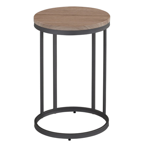 Leif & Starr 501-940 Munich Round Accent Table Grey