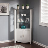 Bush MY16192-03 Aero Tall Library Storage Cabinet with Doors
