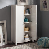 Bush MY16197-03 Aero Tall Storage Cabinet with Doors