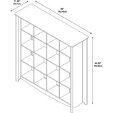 Bush MY16903-03 Aero 16 Cube Bookcase/Room Divider