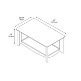 Bush MY16904-03 Aero Coffee Table