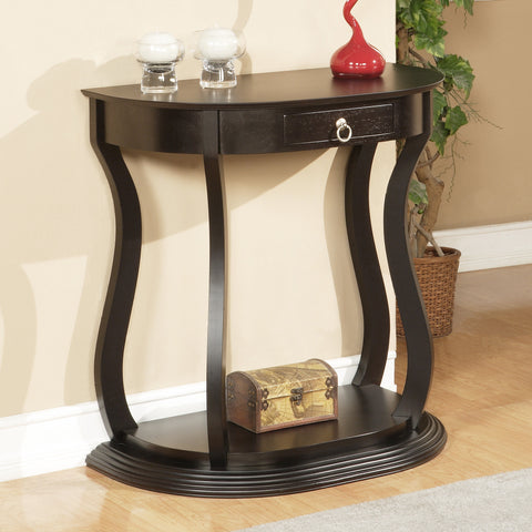 Leif & Starr 502-339DW Ophelia Console Table Dark Walnut