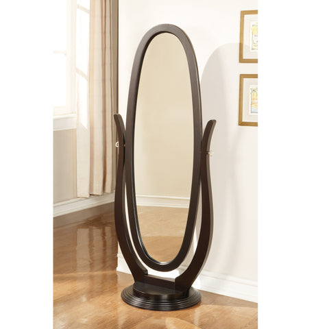 Leif & Starr 503-339DW Ophelia Cheval Mirror Dark Walnut